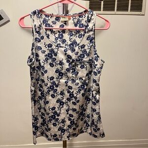 ONLY Floral Blue and White Women's Top size XS